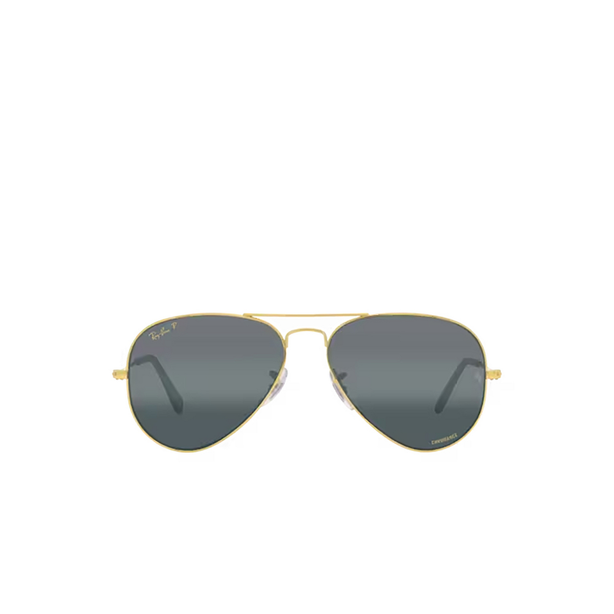 Ray-Ban AVIATOR LARGE METAL Sunglasses 9196G6 Gold - front view