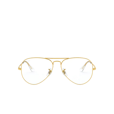 Lunettes de vue Ray-Ban AVIATOR 3086 gold - Vue de face