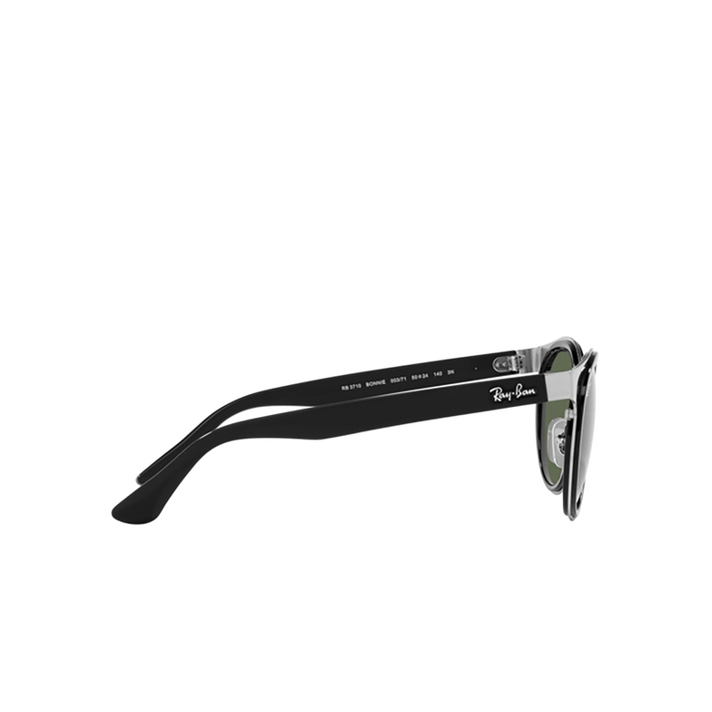 Ray-Ban BONNIE Sunglasses 003/71 black on silver - 3/4