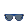 Gafas de sol Ray-Ban BOYFRIEND REVERSE 67083A transparent navy blue - Miniatura del producto 1/4