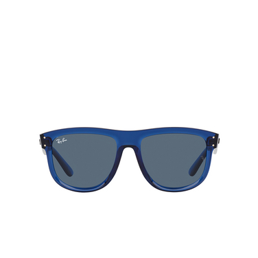 Gafas de sol Ray-Ban BOYFRIEND REVERSE 67083A transparent navy blue - Vista delantera