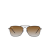 Gafas de sol Ray-Ban CARAVAN REVERSE 002/CB black - Miniatura del producto 1/4