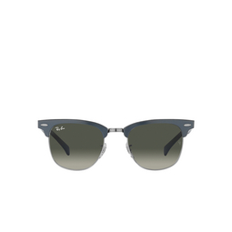 Ray-Ban CLUBMASTER ALUMINUM Sunglasses 924871 blue on silver