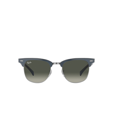 Ray-Ban CLUBMASTER ALUMINUM Sunglasses 924871 blue on silver - front view