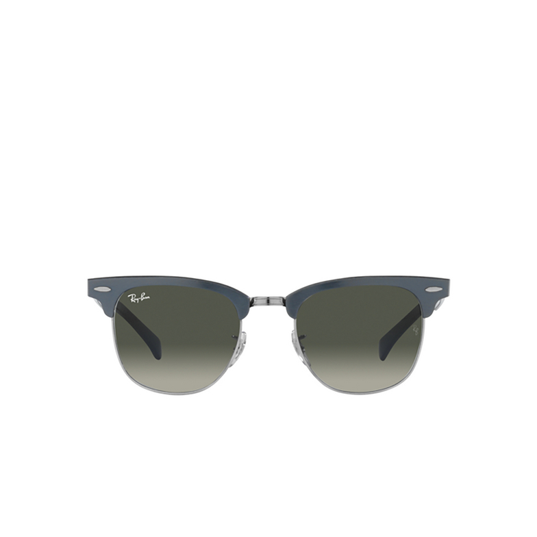 Lunettes de soleil Ray-Ban CLUBMASTER ALUMINUM 924871 blue on silver - 1/4