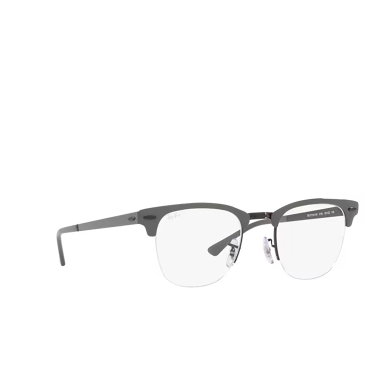 Lunettes de vue Ray-Ban CLUBMASTER METAL 3150 grey on black - 2/4