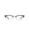 Ray-Ban CLUBMASTER Korrektionsbrillen 8231 blue on silver - Produkt-Miniaturansicht 1/4