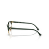 Ray-Ban CLUBMASTER Eyeglasses 8233 green on gold - product thumbnail 3/4