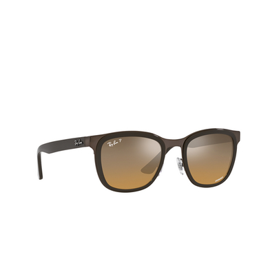 Ray-Ban CLYDE Sunglasses 9259A2 brown on copper - three-quarters view