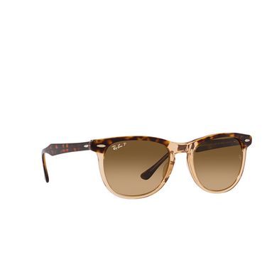 Occhiali da sole Ray-Ban EAGLEEYE 1292M2 havana on transparent brown - tre quarti