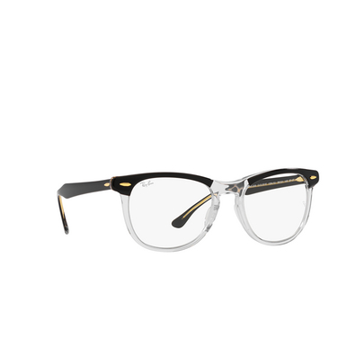 Occhiali da sole Ray-Ban EAGLEEYE 1294GJ black on transparent - tre quarti