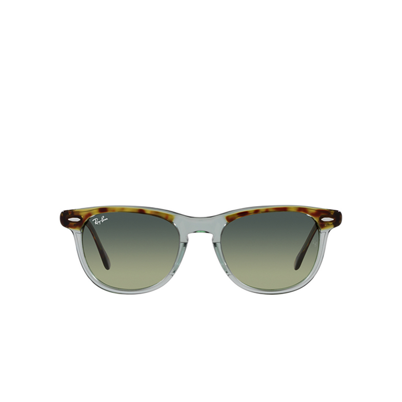 Ray-Ban EAGLEEYE Sunglasses 1376BH havana on transparent green - 1/4