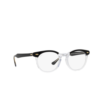 Ray-Ban EAGLEEYE Eyeglasses 2034 black on transparent - three-quarters view