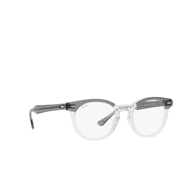 Ray-Ban EAGLEEYE Eyeglasses 8111 grey on transparent - three-quarters view