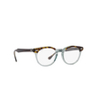 Ray-Ban EAGLEEYE Eyeglasses 8249 havana on transparent green - product thumbnail 2/4