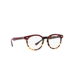 Ray-Ban EAGLEEYE Eyeglasses 8250 bordeaux on yellow havana - product thumbnail 2/4