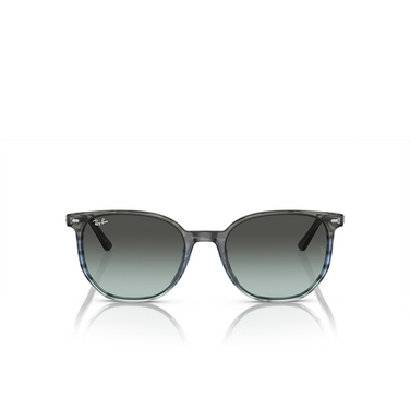 Ray-Ban ELLIOT Sunglasses 1391GK striped grey & blue - front view