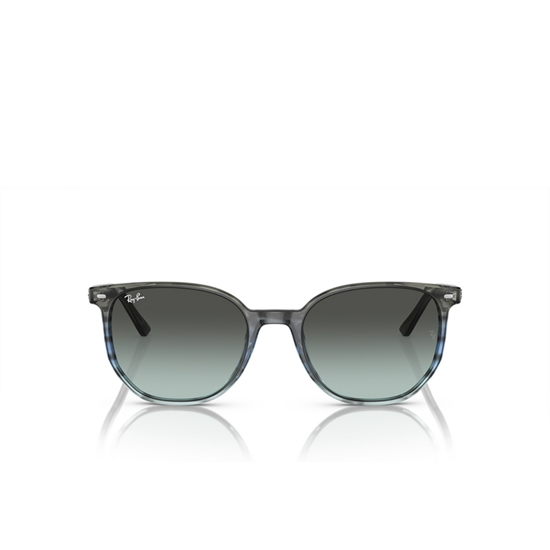 Ray-Ban ELLIOT Sunglasses 1391GK striped grey & blue - 1/4