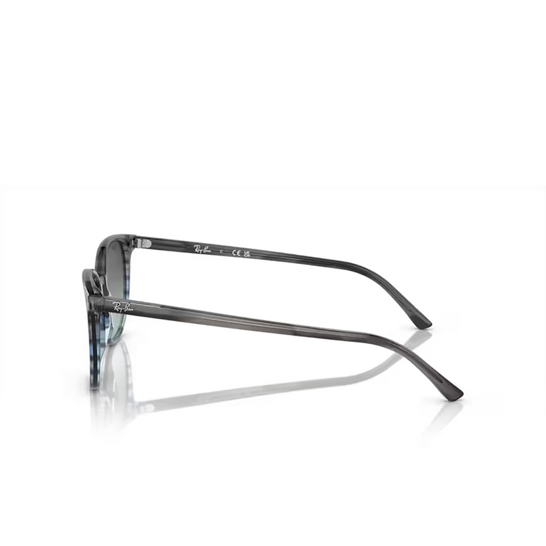 Ray-Ban ELLIOT Sunglasses 1391GK striped grey & blue - 3/4