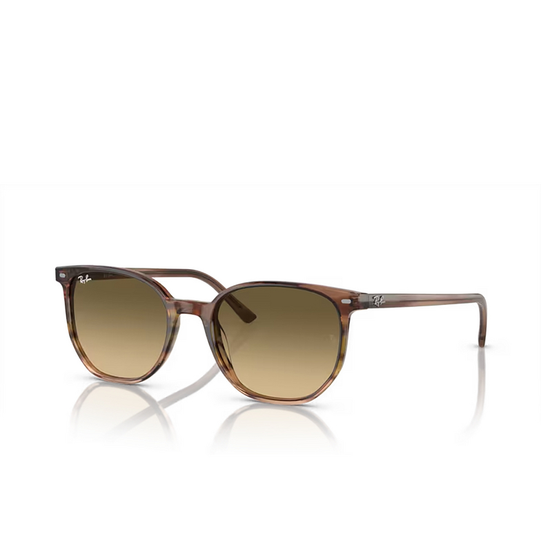 Ray-Ban ELLIOT Sunglasses 13920A striped brown & green - 2/4