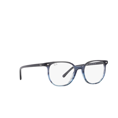 Ray-Ban ELLIOT Eyeglasses 8254 striped grey / blue - three-quarters view