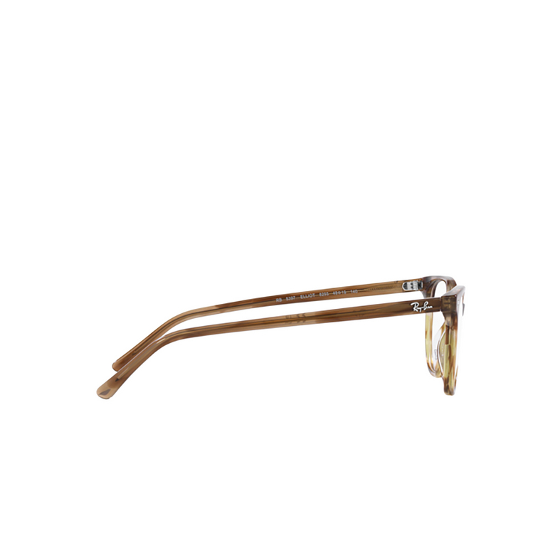 Ray-Ban ELLIOT Eyeglasses 8255 striped brown & green - 3/4