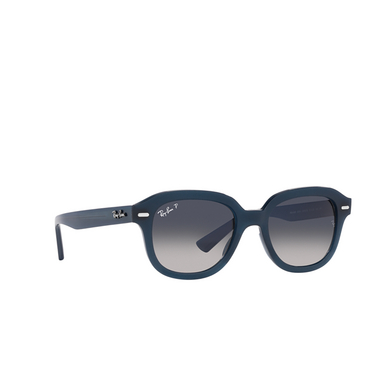 Occhiali da sole Ray-Ban ERIK 667678 opal dark blue - tre quarti