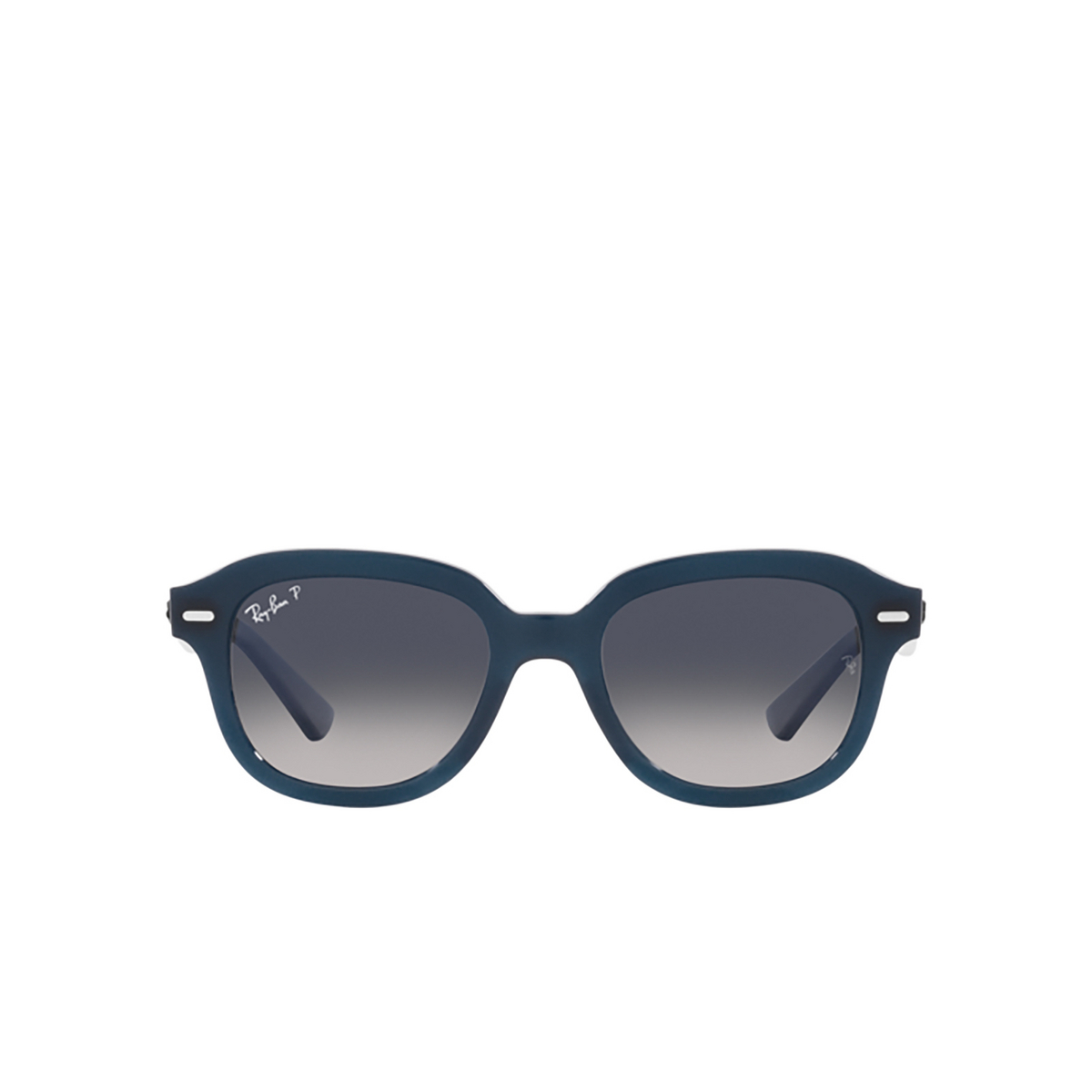 Ray-Ban ERIK Sunglasses 667678 Opal Dark Blue - front view