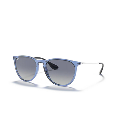 Ray-Ban ERIKA Sunglasses 67434L transparent light blue - three-quarters view