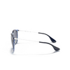 Occhiali da sole Ray-Ban ERIKA 67434L transparent light blue - anteprima prodotto 3/4