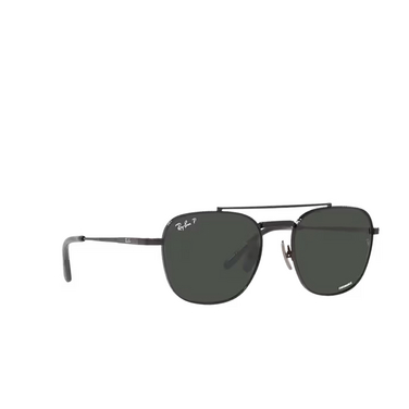 Occhiali da sole Ray-Ban FRANK II TITANIUM 3141k8 black - tre quarti