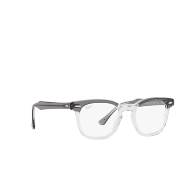 Ray-Ban HAWKEYE Eyeglasses 8111 grey on transparent - three-quarters view
