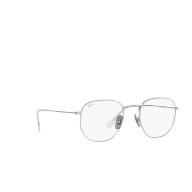 Ray-Ban HEXAGONAL Korrektionsbrillen 1224 silver - Dreiviertelansicht