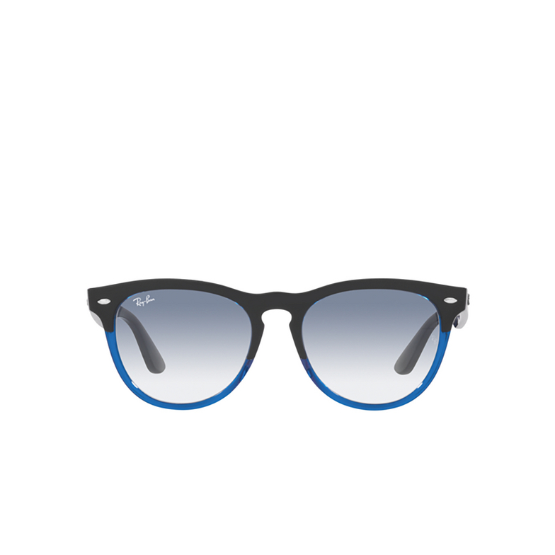 Gafas de sol Ray-Ban IRIS 663219 black on transparent blue - 1/4