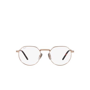 Lunettes de vue Ray-Ban JACK TITANIUM 1236 rose gold - Vue de face