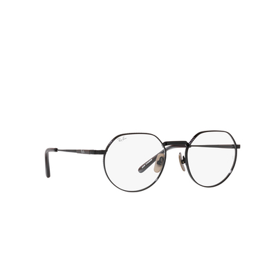 Ray-Ban JACK TITANIUM Korrektionsbrillen 1237 black - Dreiviertelansicht