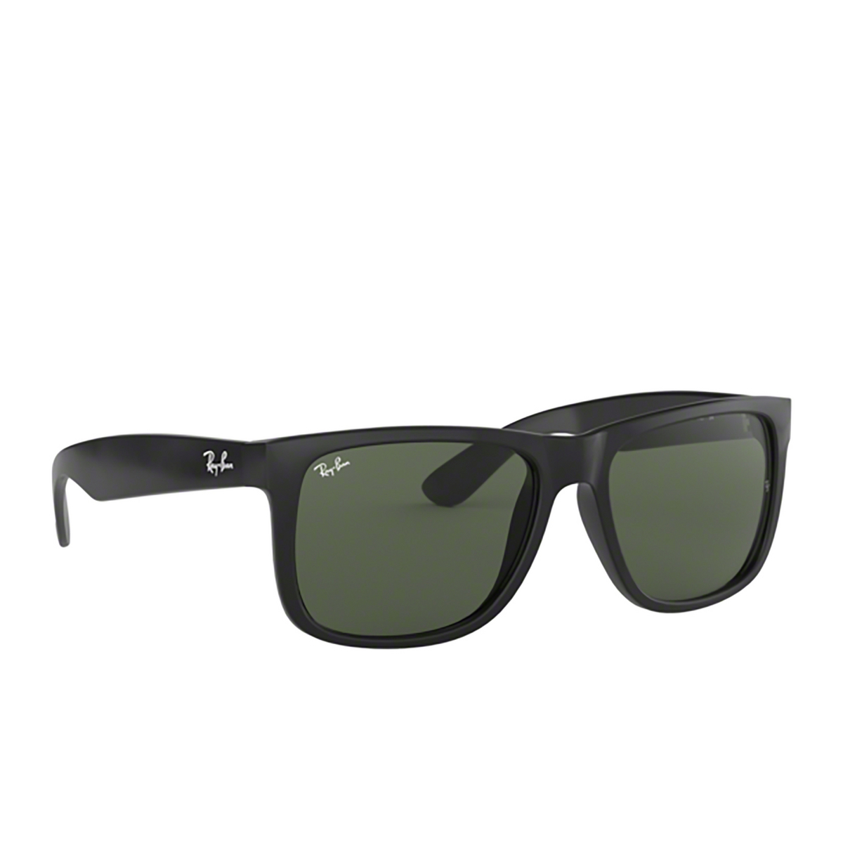 Ray-Ban JUSTIN Sunglasses 601/71 BLACK - three-quarters view