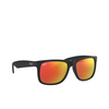 Ray-Ban JUSTIN Sunglasses 622/6Q rubber black - product thumbnail 2/4