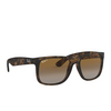 Ray-Ban JUSTIN Sunglasses 865/T5 rubber havana - product thumbnail 2/4