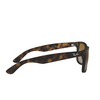 Ray-Ban JUSTIN Sunglasses 865/T5 rubber havana - product thumbnail 3/4