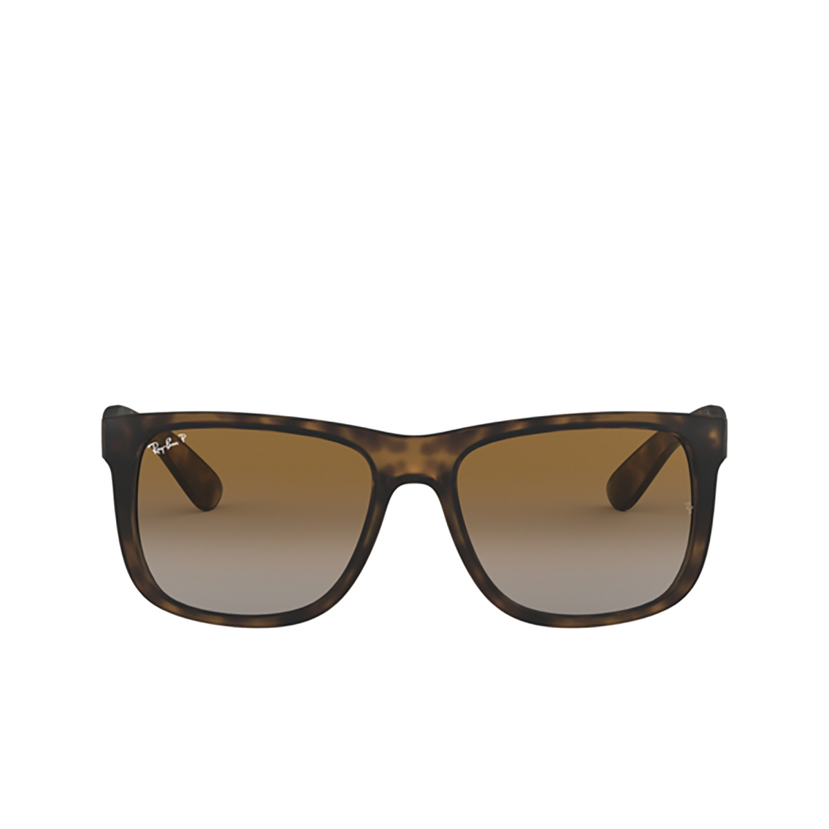 Ray-Ban JUSTIN Sunglasses 865/T5 RUBBER HAVANA - front view