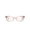 Ray-Ban LADY BURBANK Korrektionsbrillen 8148 transparent pink - Produkt-Miniaturansicht 1/4