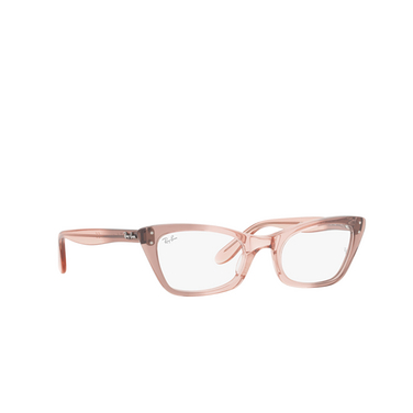 Ray-Ban LADY BURBANK Eyeglasses 8148 transparent pink - three-quarters view