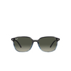 Ray-Ban LEONARD Sunglasses 138171 striped grey & blue - product thumbnail 1/4