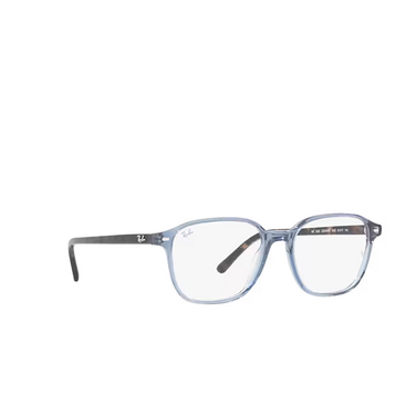 Ray-Ban LEONARD Eyeglasses 8228 transparent blue - three-quarters view