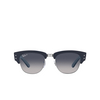 Gafas de sol Ray-Ban MEGA CLUBMASTER 136678 blue on silver - Miniatura del producto 1/4