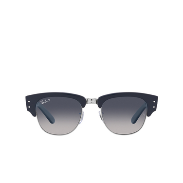 Ray-Ban MEGA CLUBMASTER Sunglasses 136678 blue on silver - front view