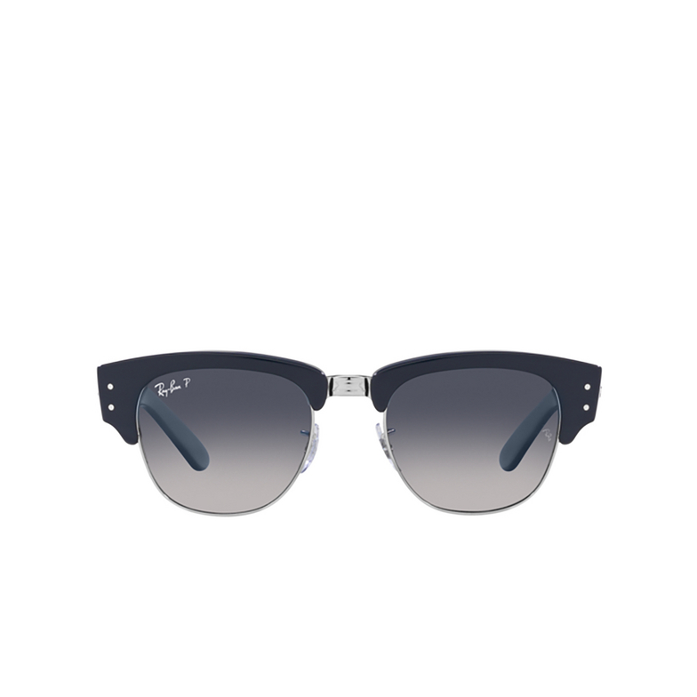 Ray-Ban MEGA CLUBMASTER Sunglasses 136678 blue on silver - 1/4