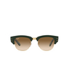 Ray-Ban MEGA CLUBMASTER Sunglasses 136851 green on gold - product thumbnail 1/4