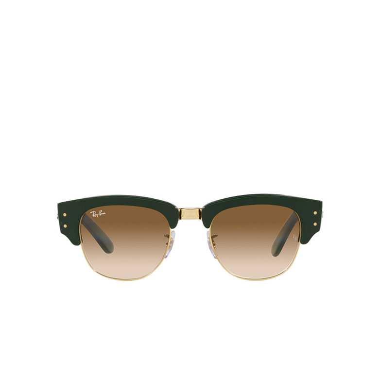 Lunettes de soleil Ray-Ban MEGA CLUBMASTER 136851 green on gold - 1/4